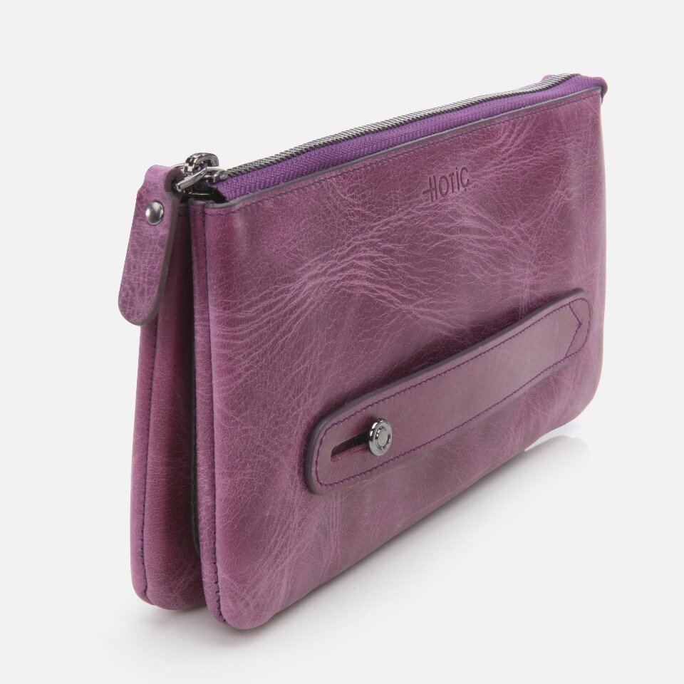 Genuine Leather Purple Men's Bag