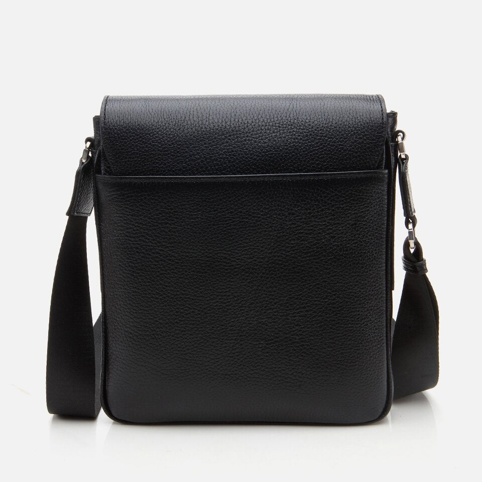 Genuine Leather Black Men's Bag
