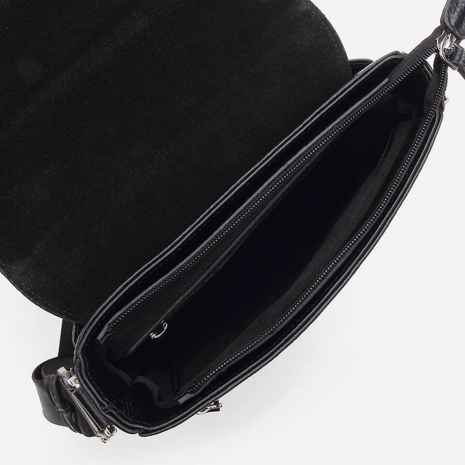 Genuine Leather Black Men's Bag