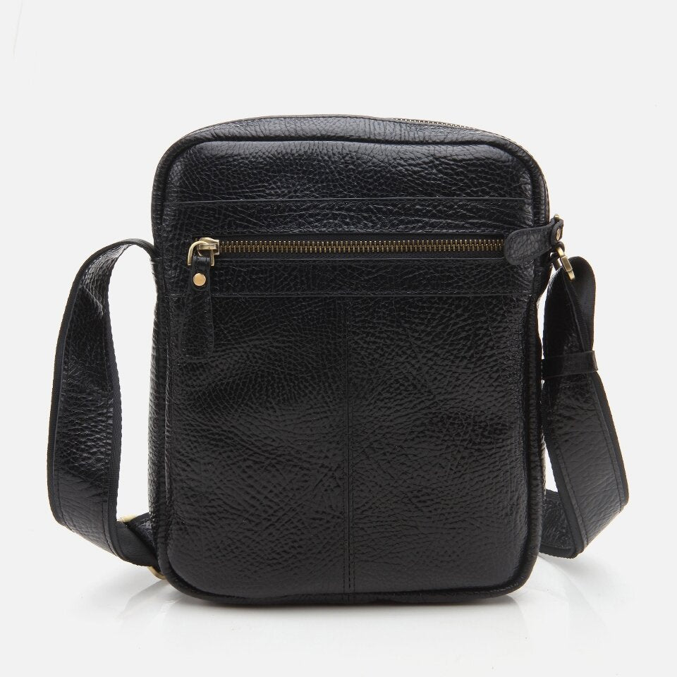 Genuine Leather Black Men's Bag