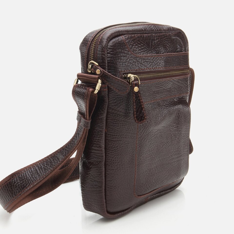Genuine Leather Brown Men's Bag