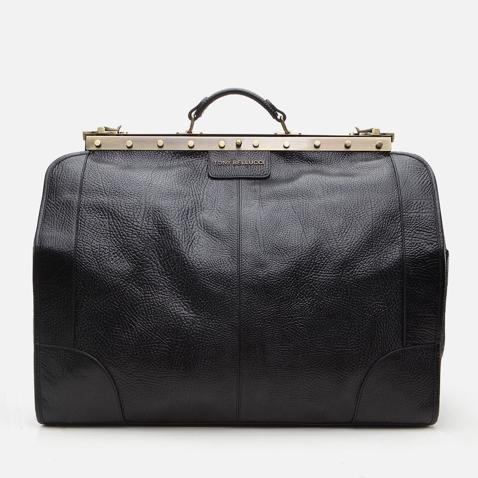 Genuine Leather Black Men's Bag