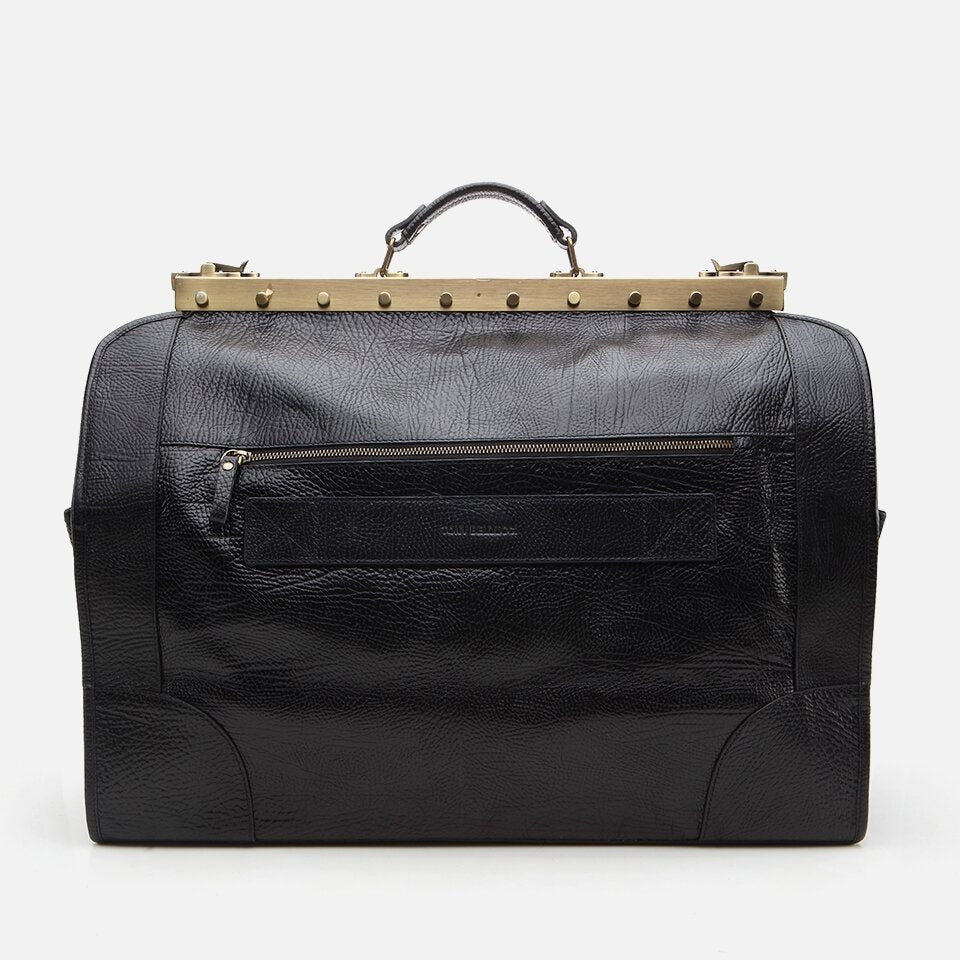 Genuine Leather Black Men's Bag