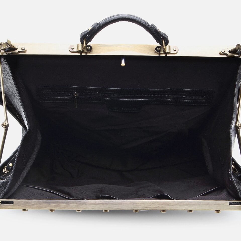 Genuine Leather Black Men's Bag