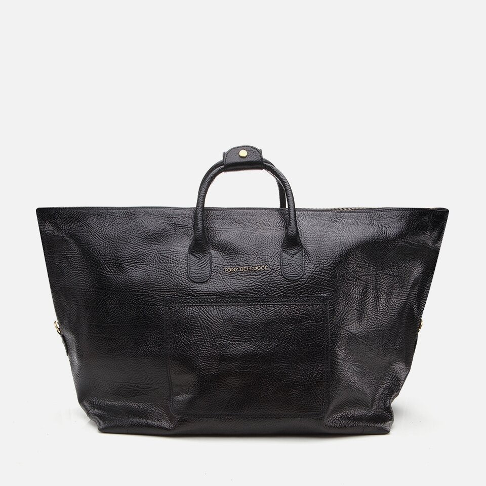 Genuine Leather Black Men's Bag