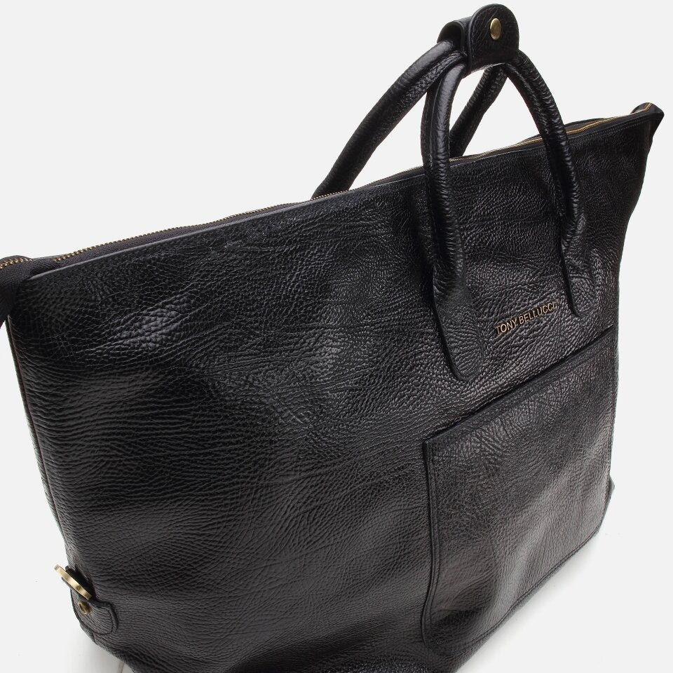 Genuine Leather Black Men's Bag