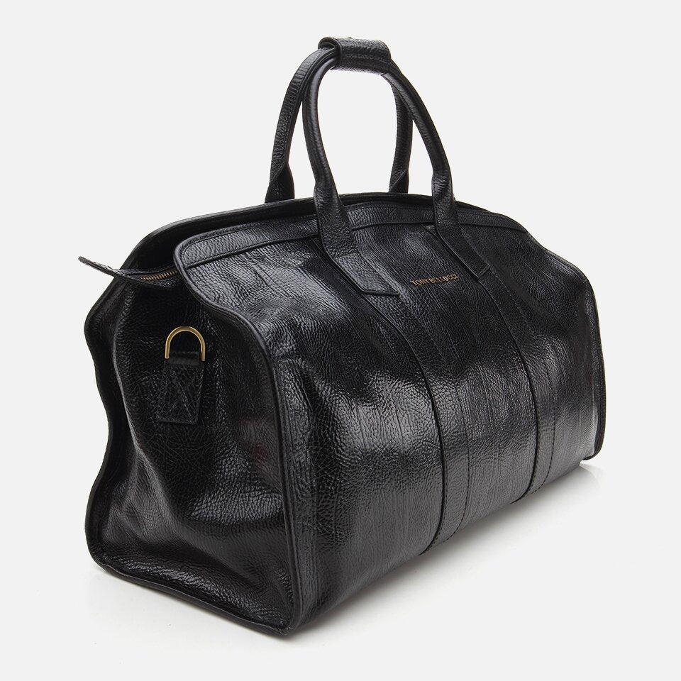 Genuine Leather Black Men's Bag