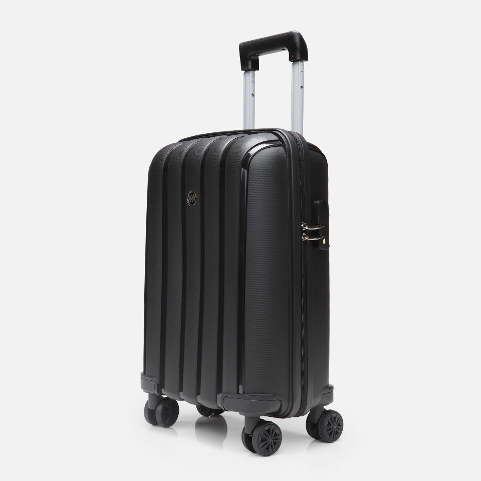 Black Travel Cabin Size Suitcase
