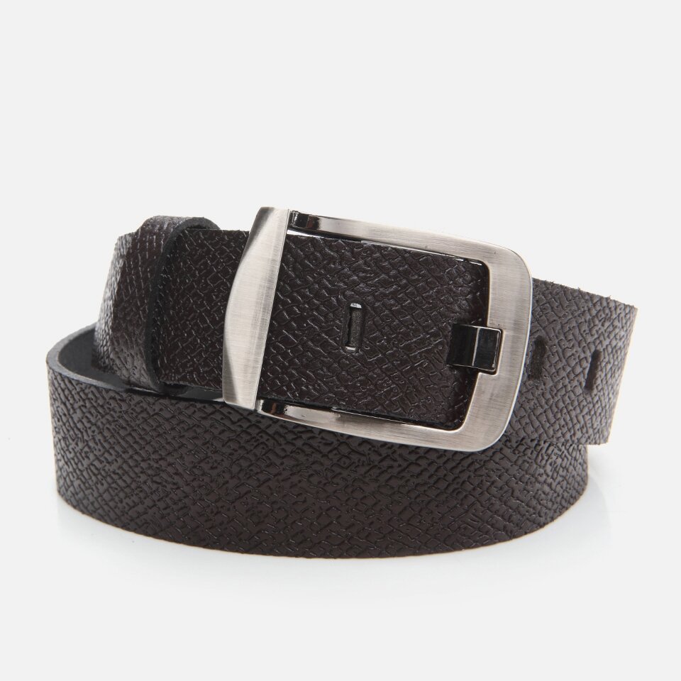 Genuine Leather Brown Men's Belt