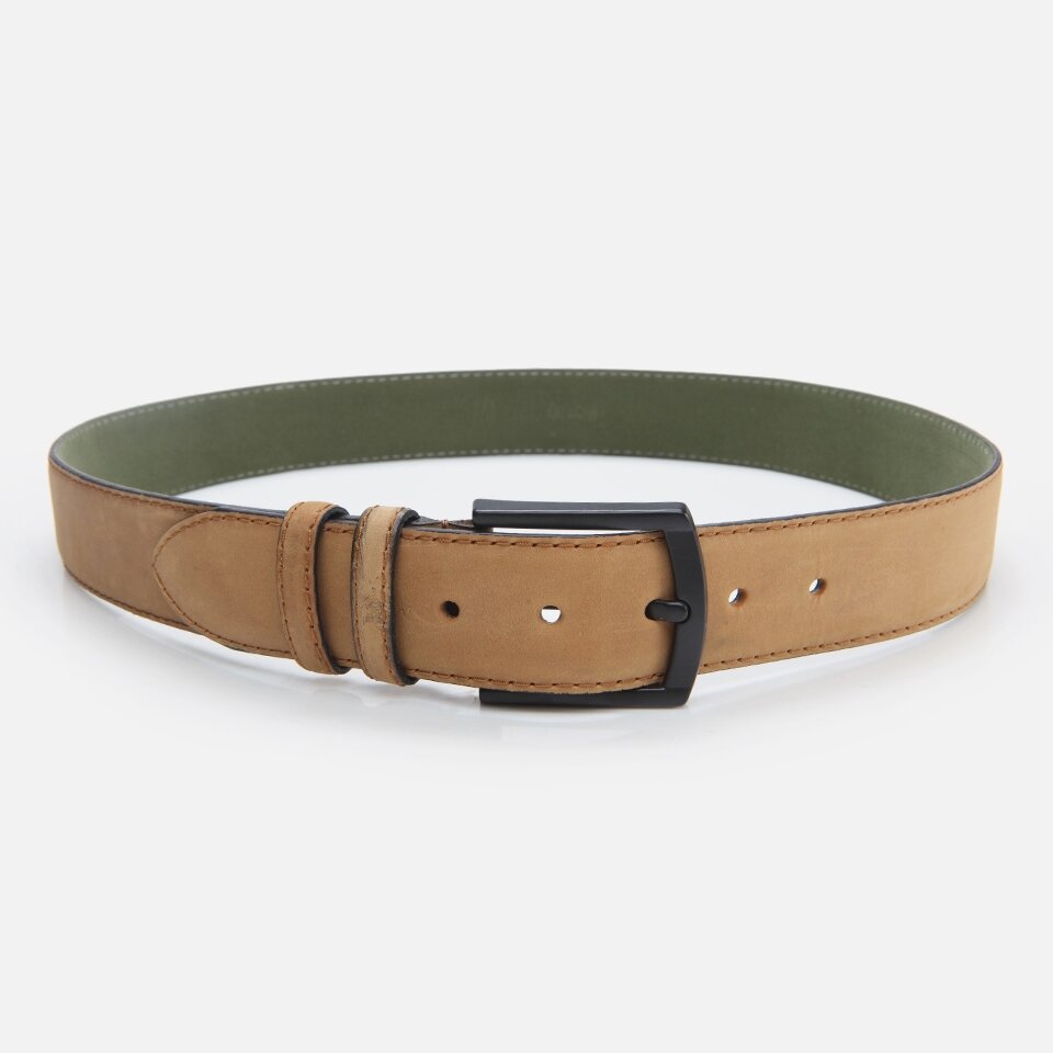 Genuine Leather Camel Men's Belt