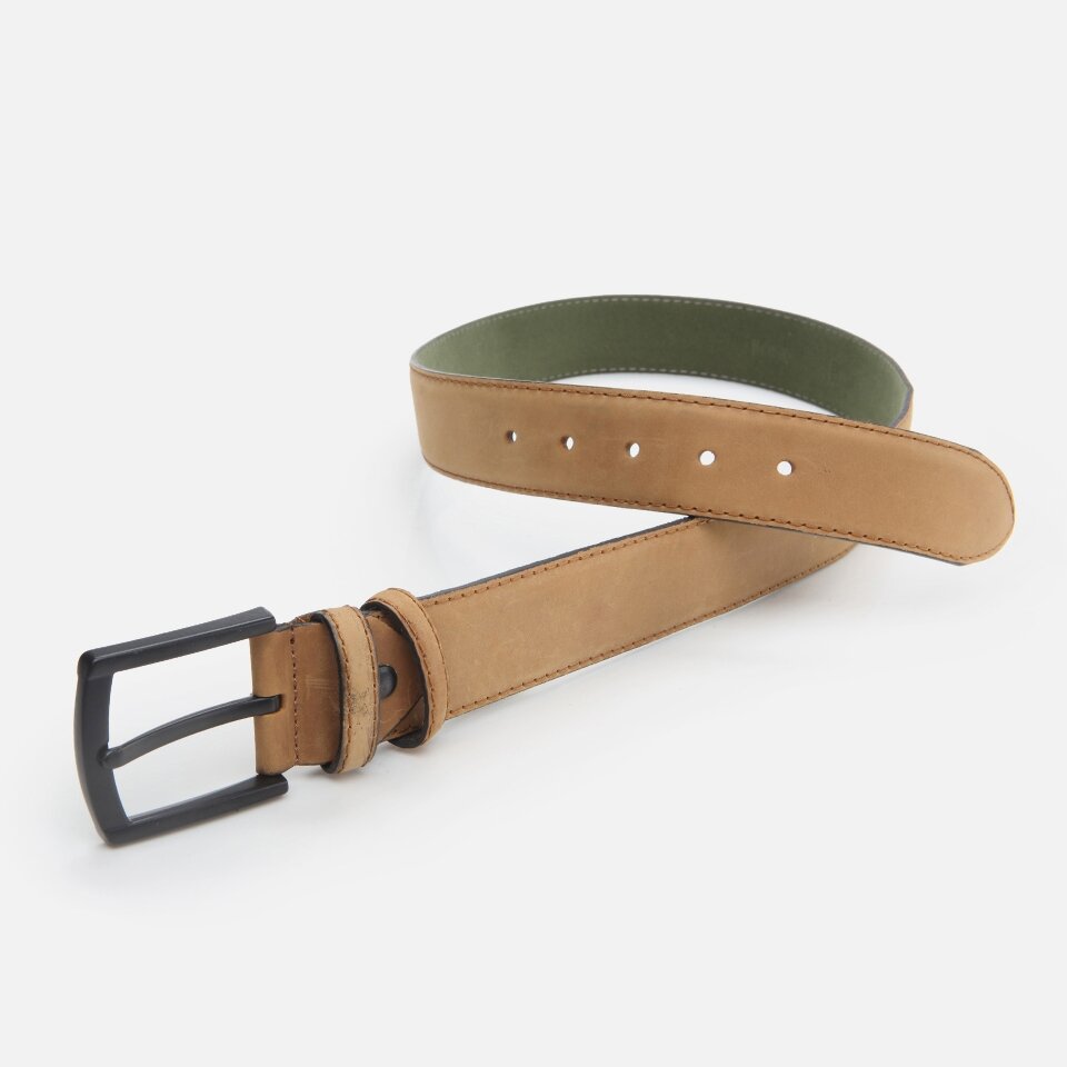 Genuine Leather Camel Men's Belt