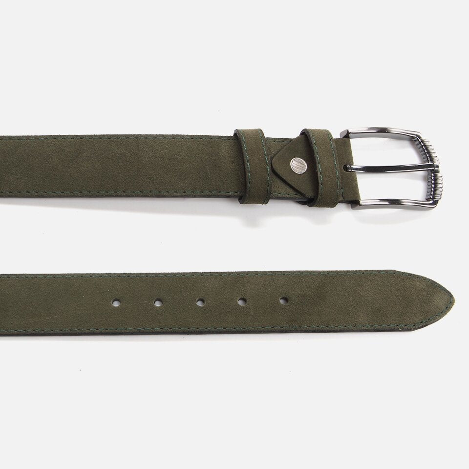 Genuine Leather Khaki Men's Belt