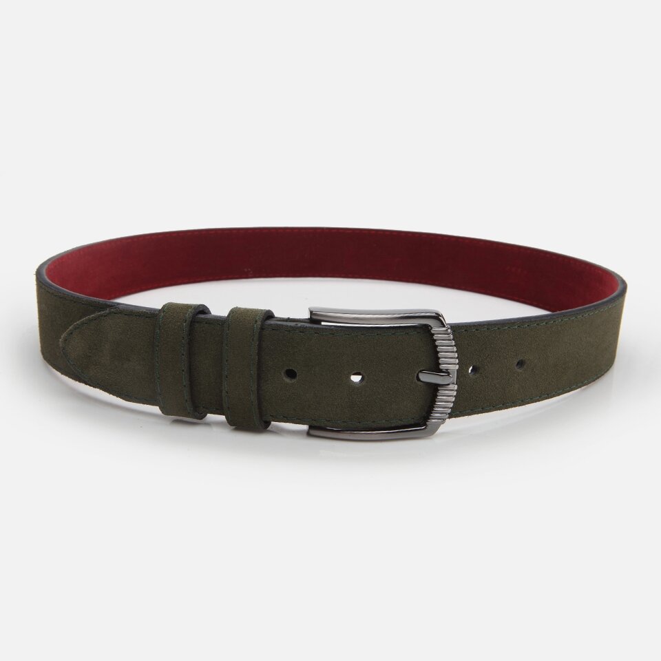 Genuine Leather Khaki Men's Belt