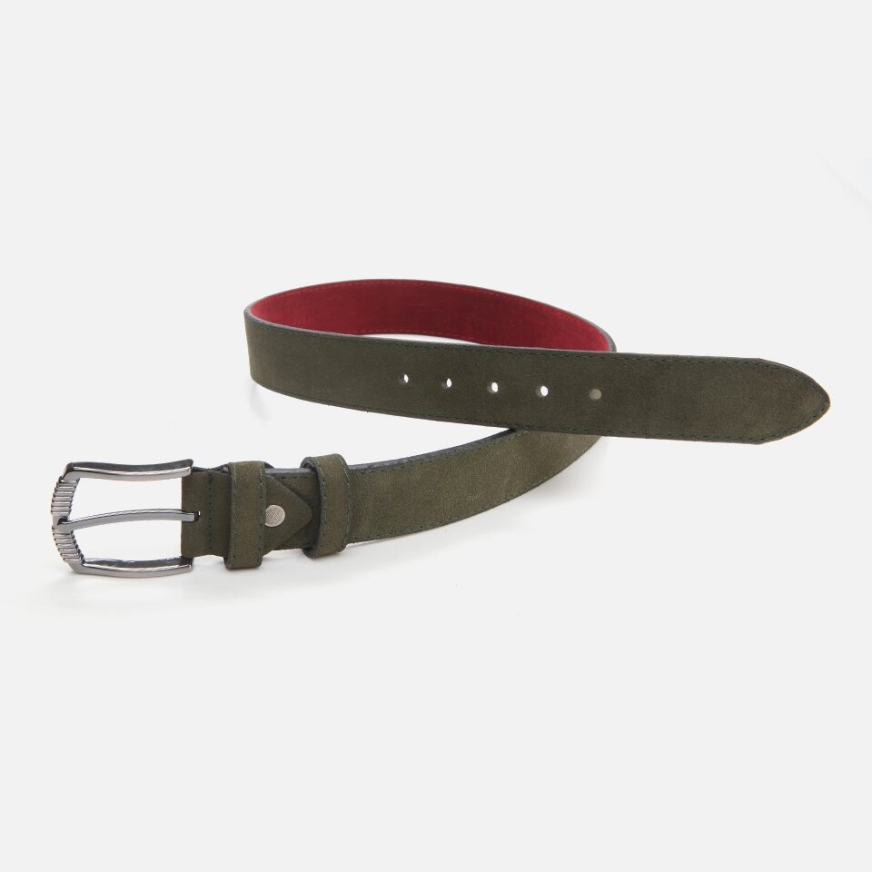 Genuine Leather Khaki Men's Belt