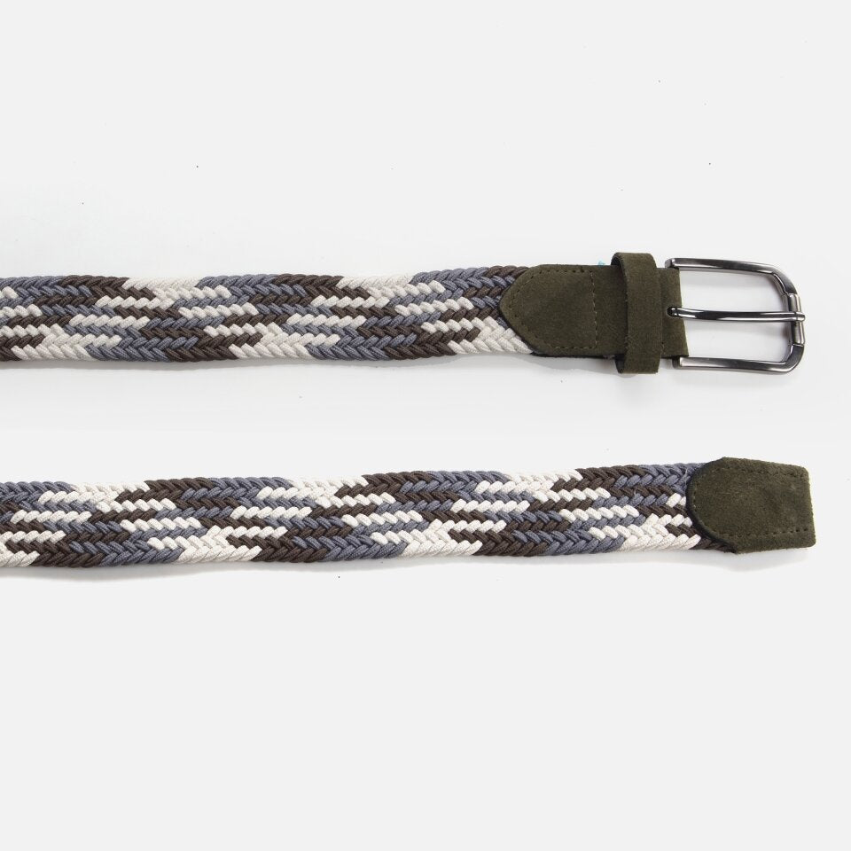 Genuine Leather Green Men's Belt