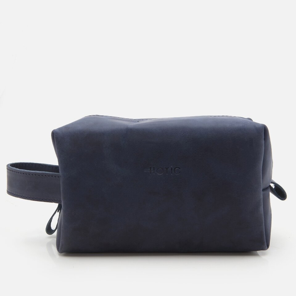 Genuine Leather Blue Men's Bag