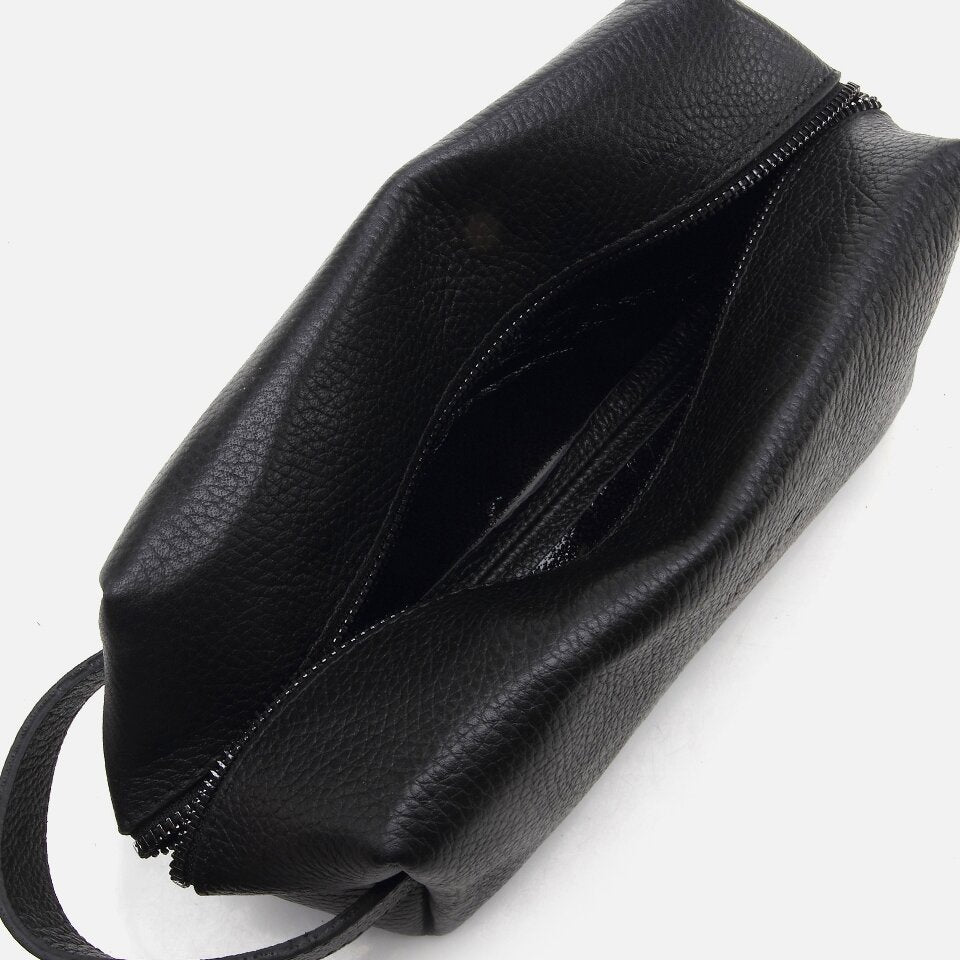Genuine Leather Black Men's Bag