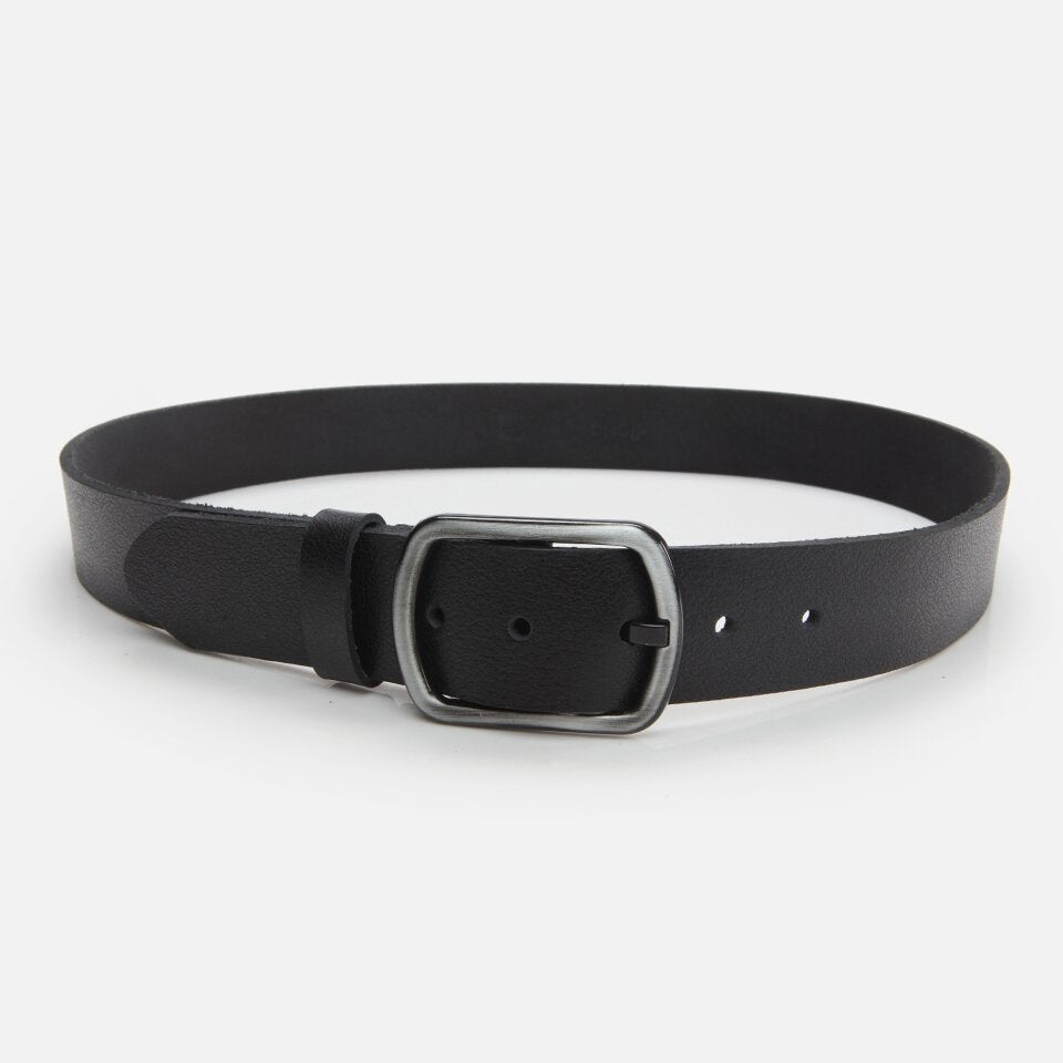 Genuine Leather Black Men's Belt
