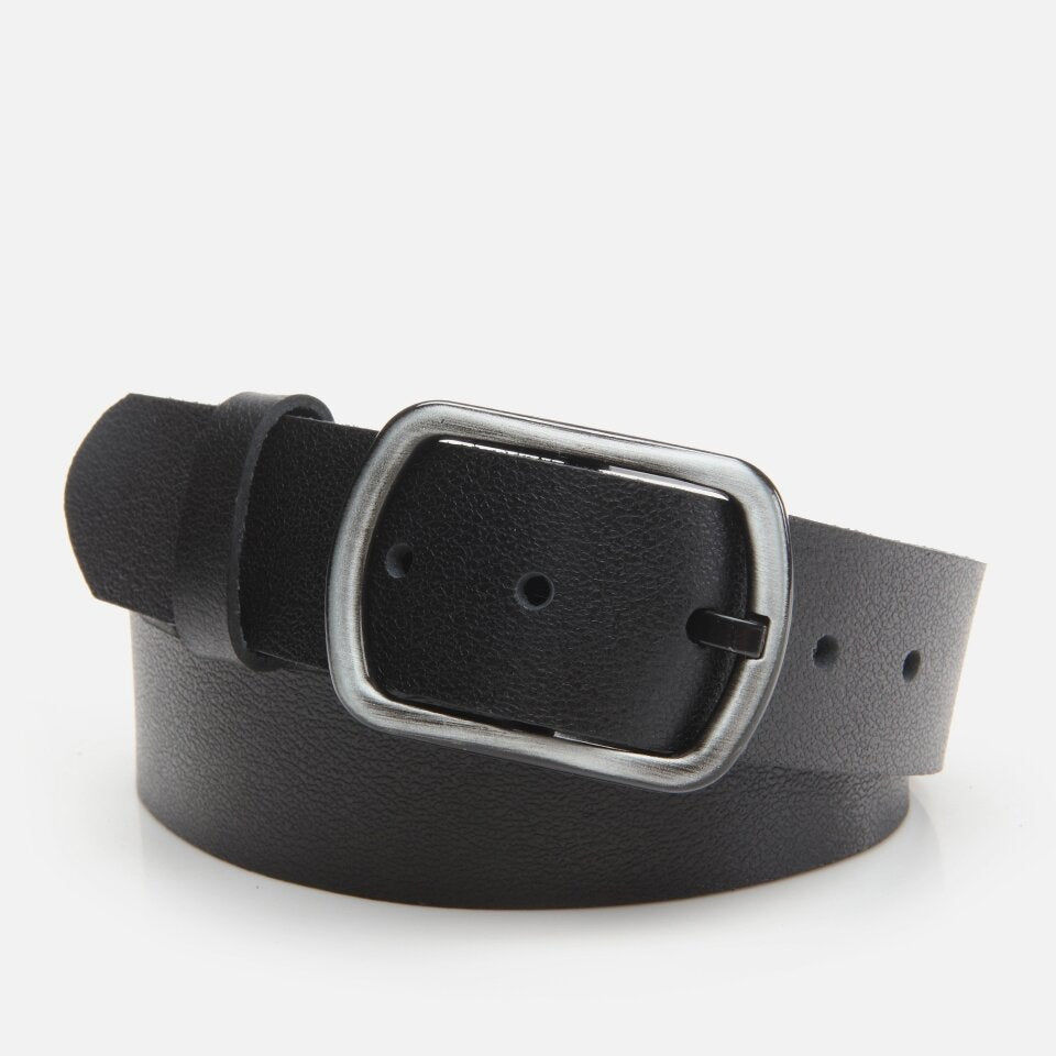 Genuine Leather Black Men's Belt
