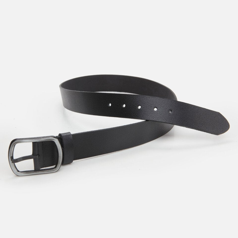 Genuine Leather Black Men's Belt