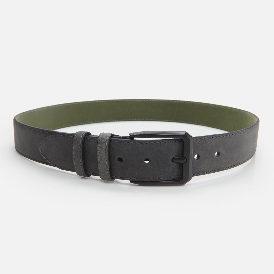 Genuine Leather Black Men's Belt
