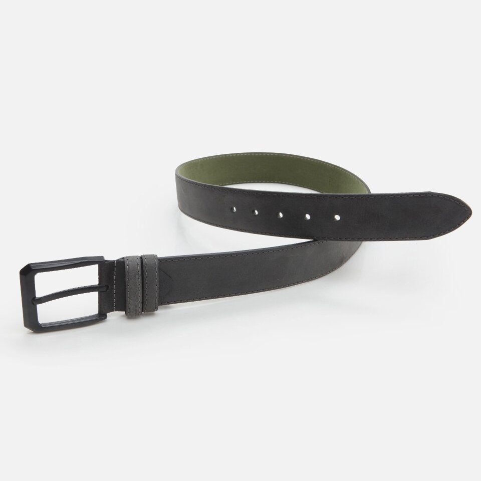 Genuine Leather Black Men's Belt