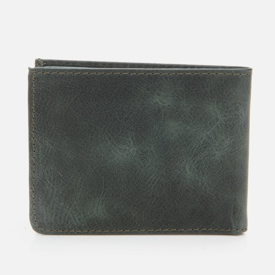 Genuine Leather Khaki Men's Wallet