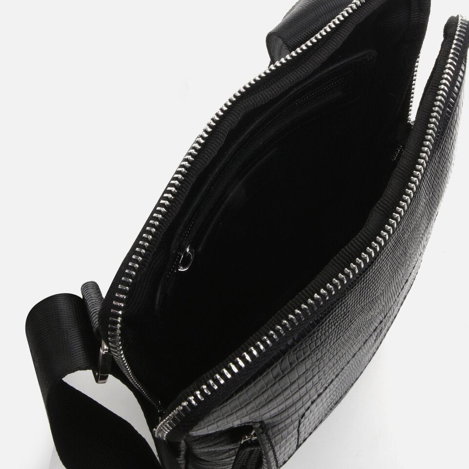 Genuine Leather Black Men's Bag