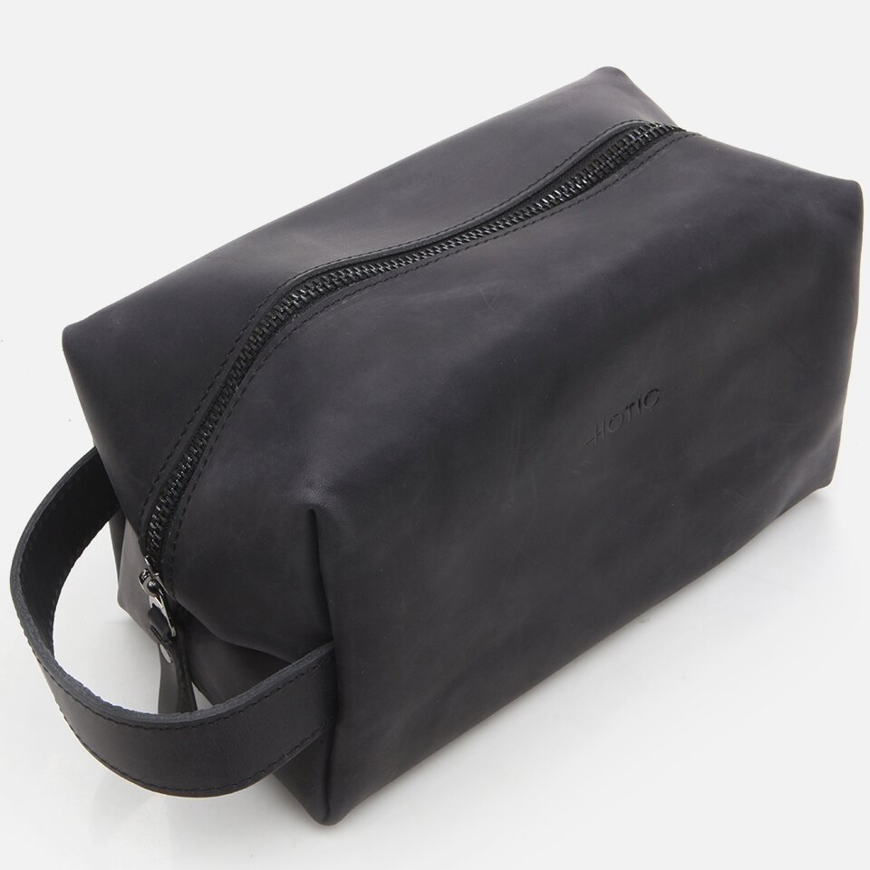 Genuine Leather Navy Blue Men's Bag