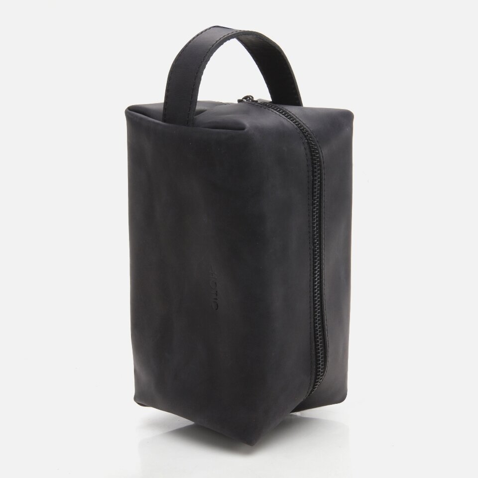 Genuine Leather Navy Blue Men's Bag