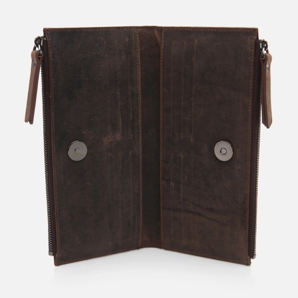 Genuine Leather Brown Men's Wallet