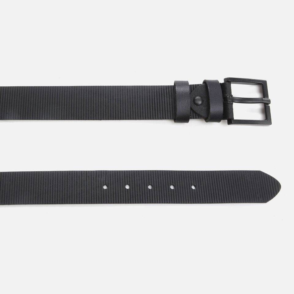 Genuine Leather Black Men's Belt