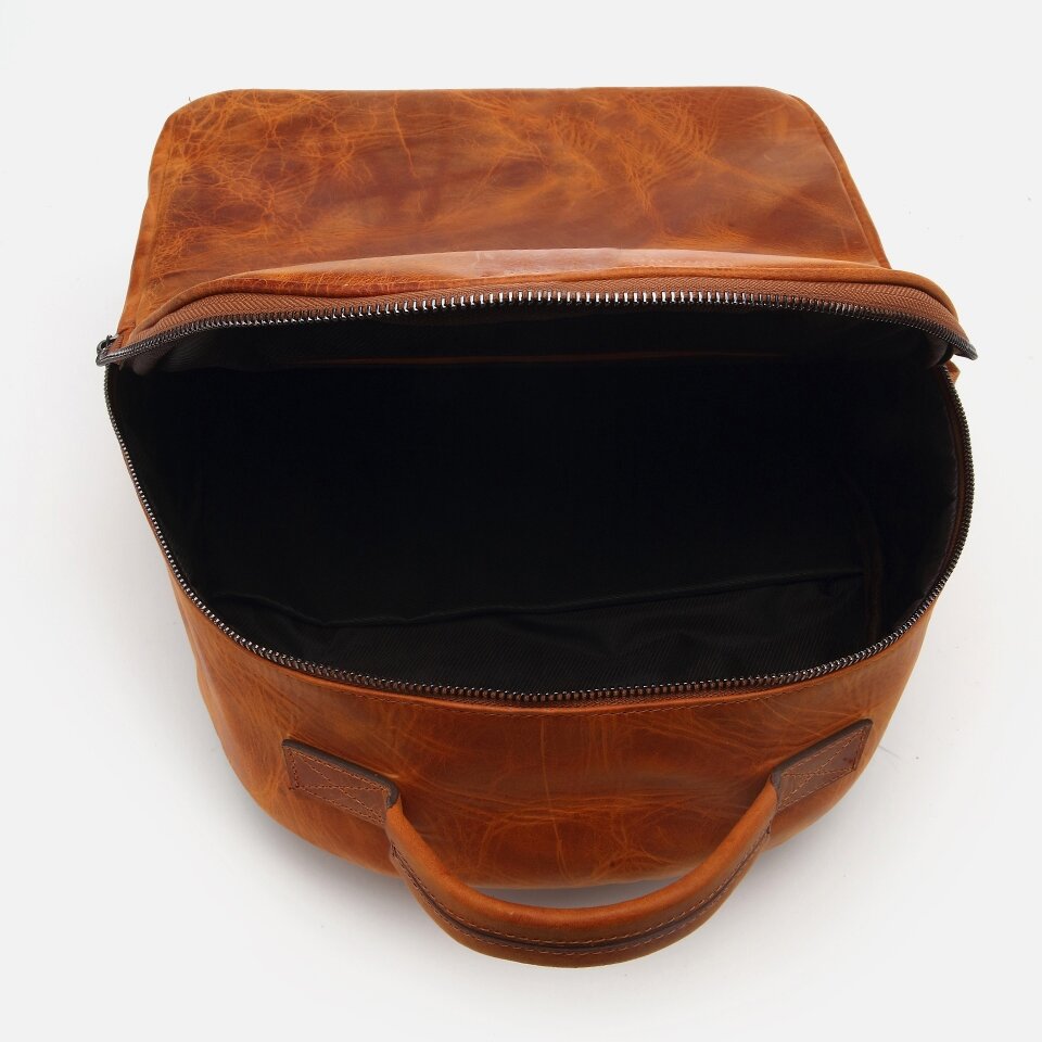 Genuine Leather Taba Men's Backpack