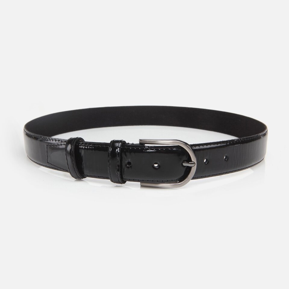 Genuine Leather Black Men's Belt