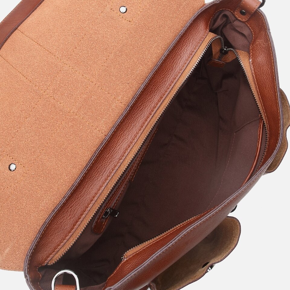 Genuine Leather Walnut Men's Bag x Danilo Zanna