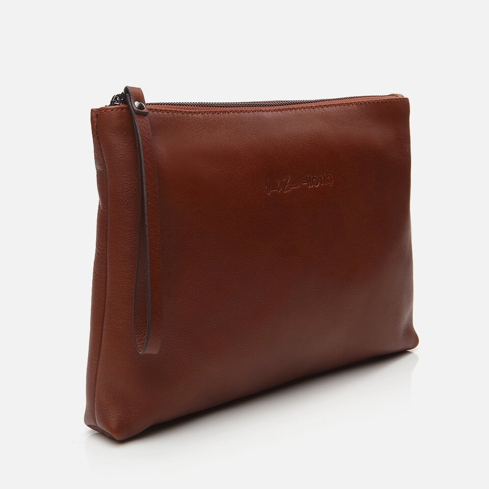 Genuine Leather Walnut Men's Bag x Danilo Zanna