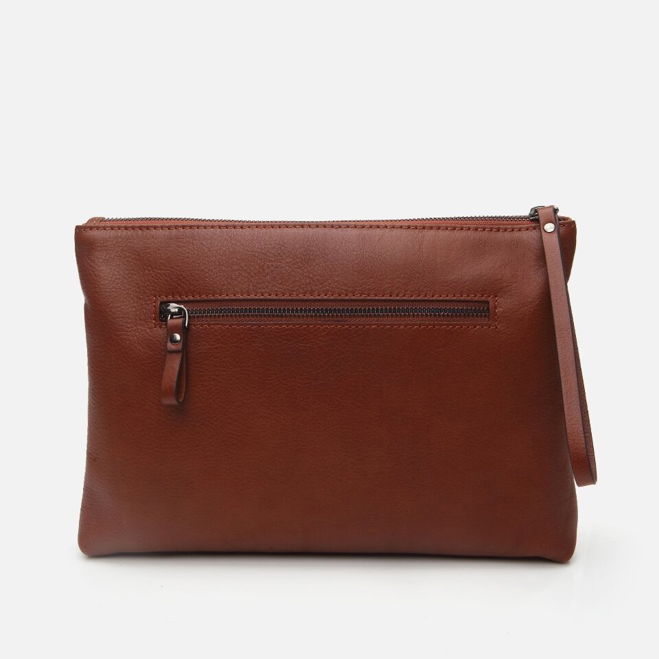 Genuine Leather Walnut Men's Bag x Danilo Zanna