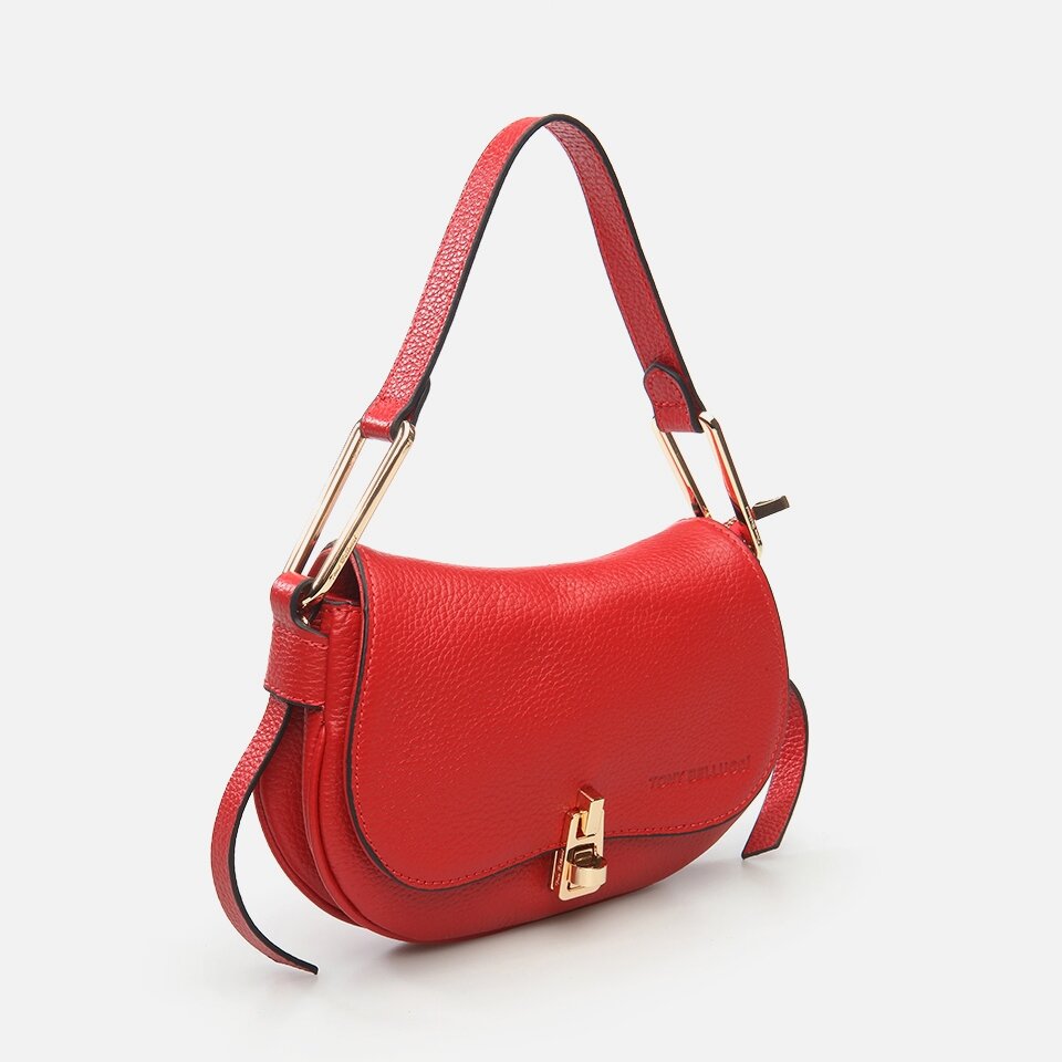 Genuine Leather Red Women's Bag