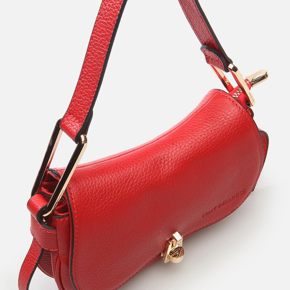 Genuine Leather Red Women's Bag