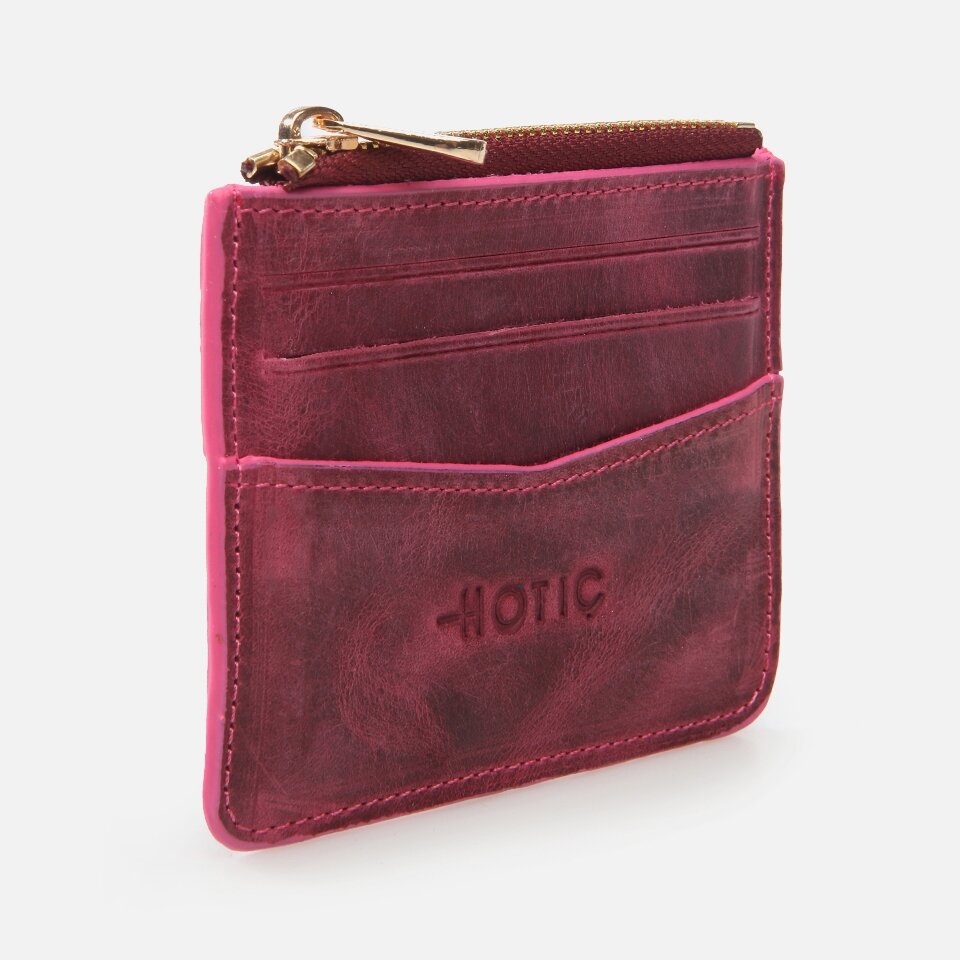 Genuine Leather Maroon Women's Wallet