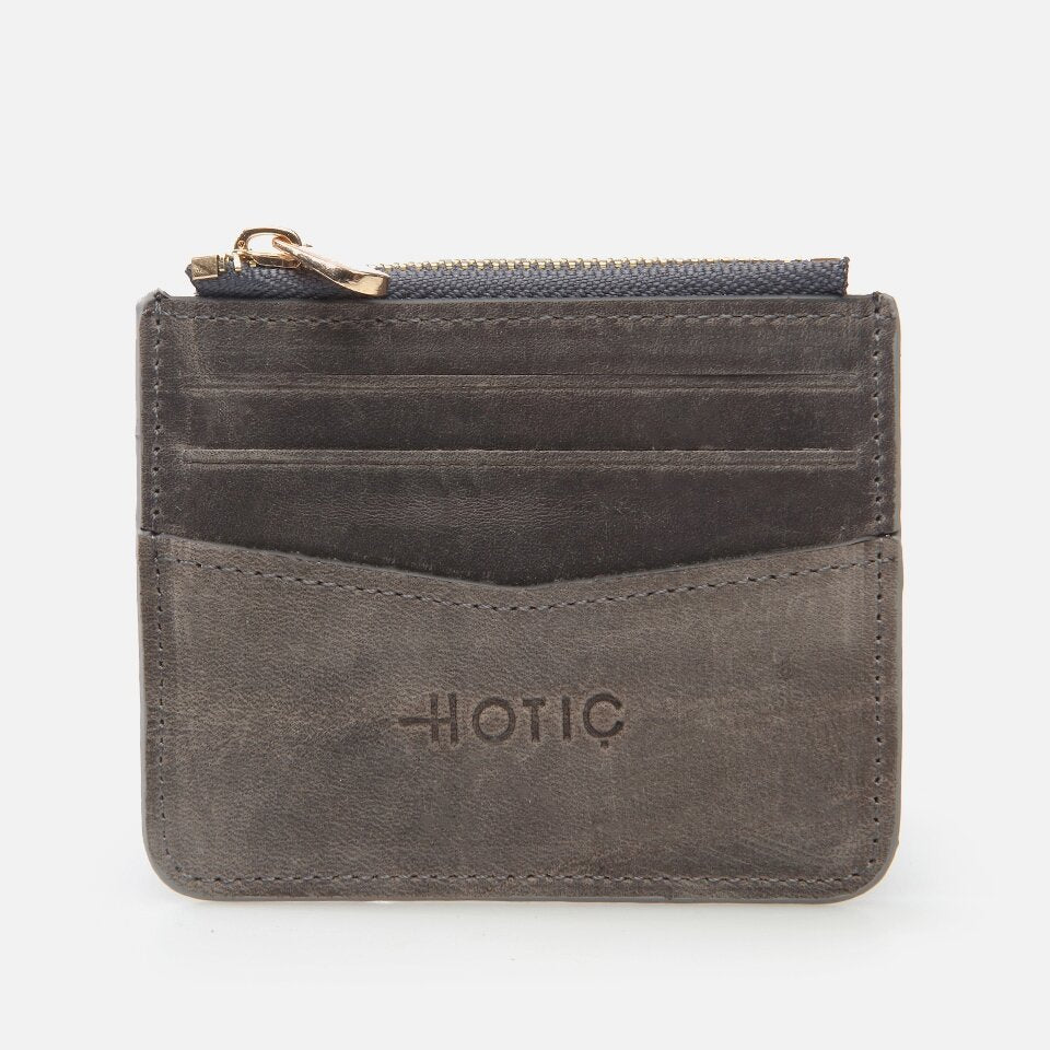 Genuine Leather Grey Men's Wallet