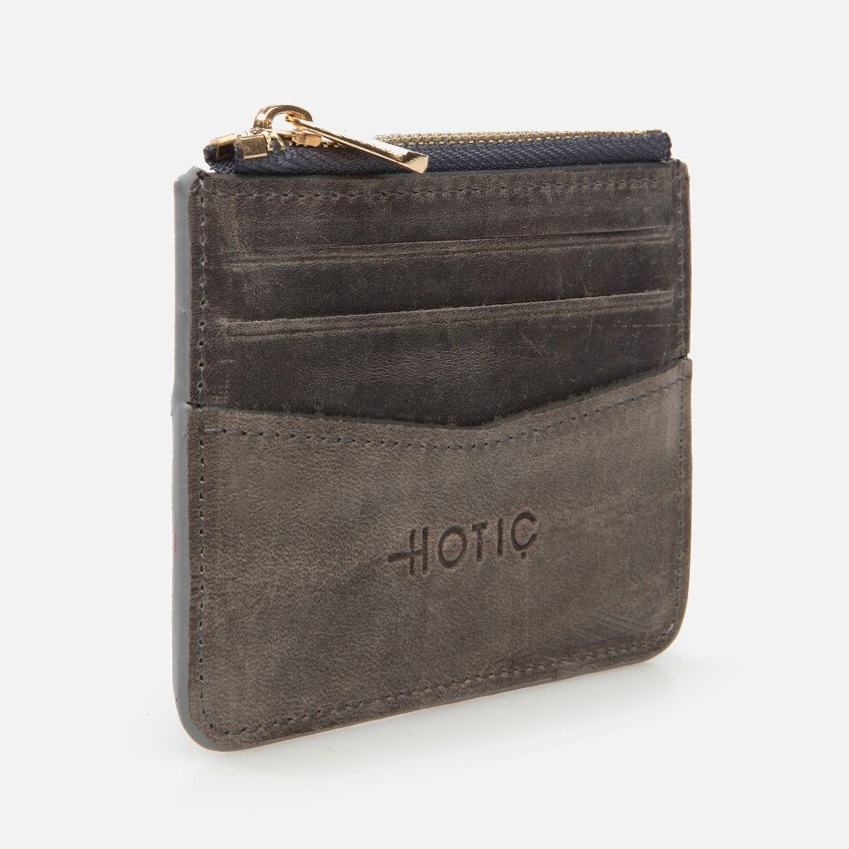 Genuine Leather Grey Men's Wallet