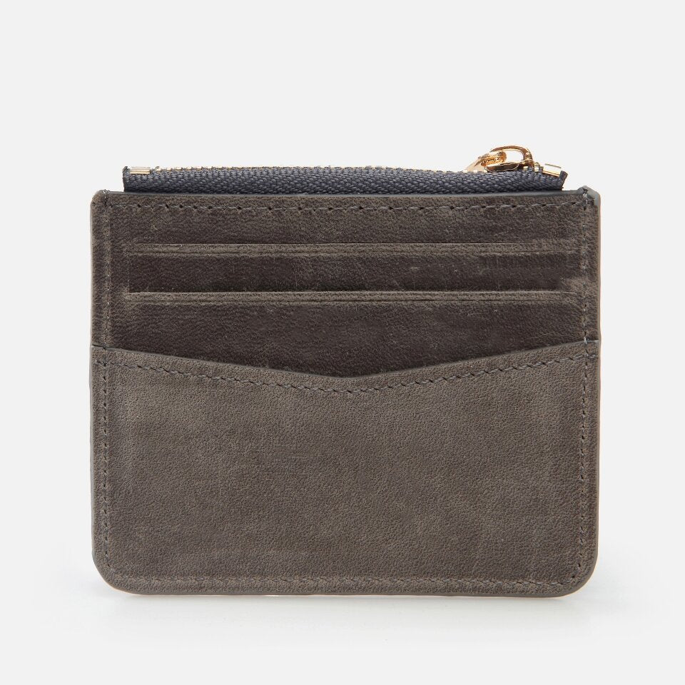 Genuine Leather Grey Men's Wallet