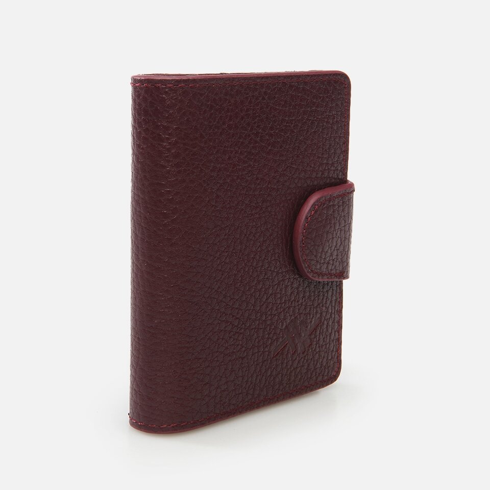 Genuine Leather Burgundy Men's Wallet