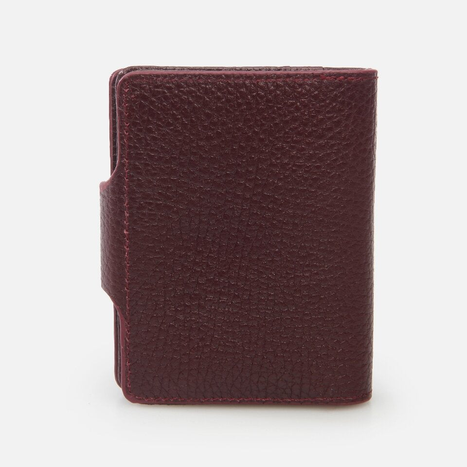 Genuine Leather Burgundy Men's Wallet