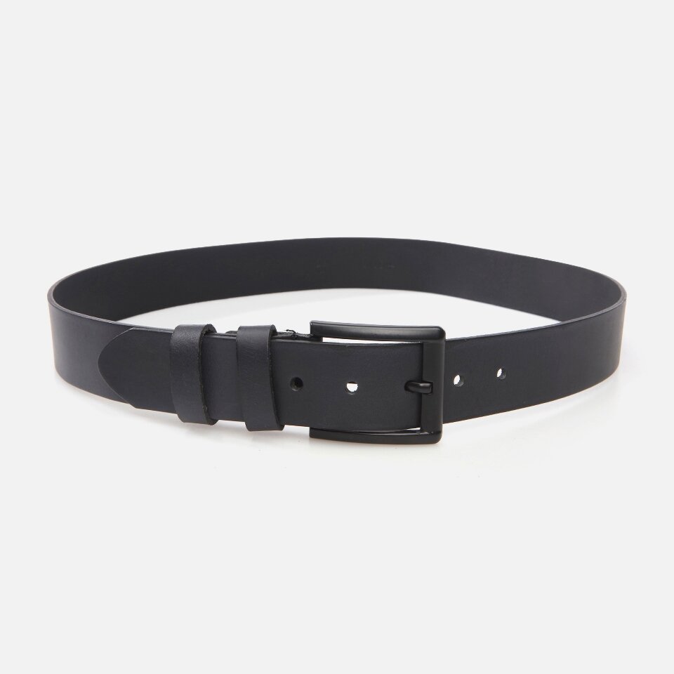 Genuine Leather Black Men's Belt
