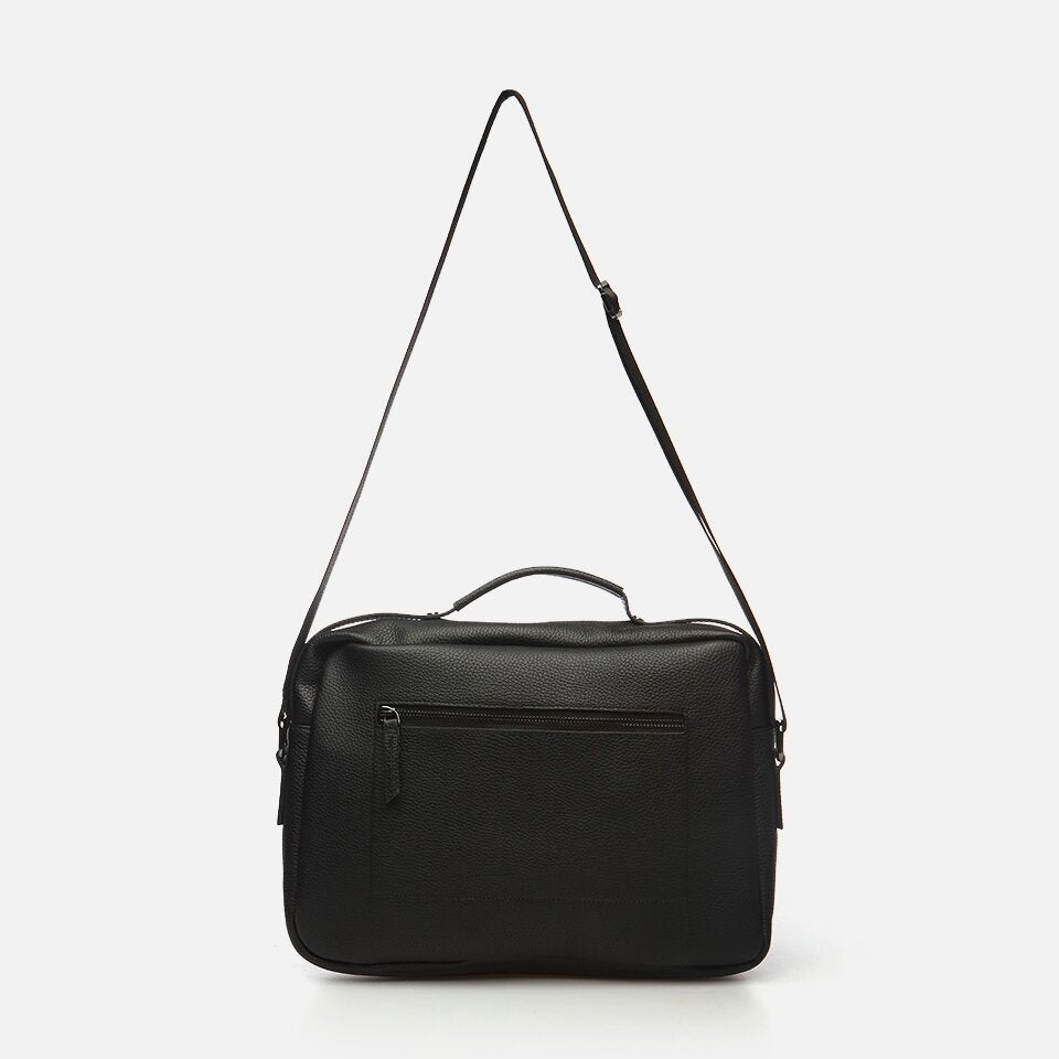 Genuine Leather Black Men's Bag