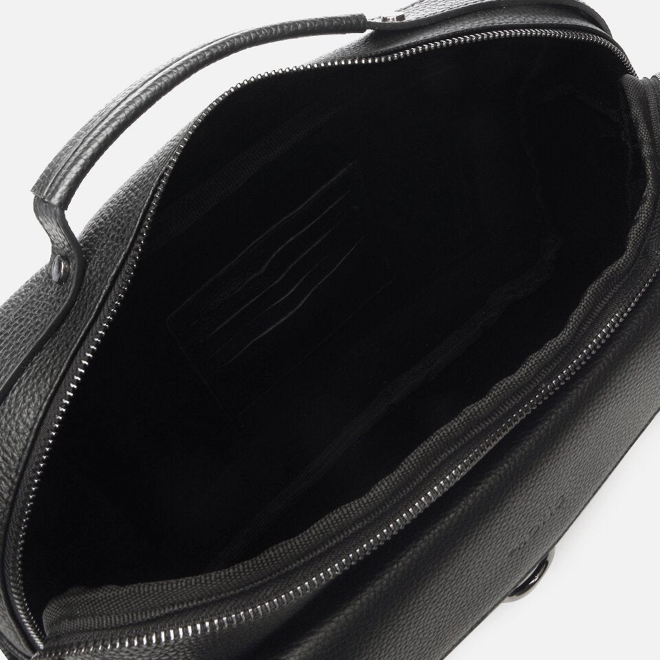 Genuine Leather Black Men's Bag