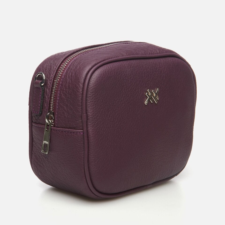 Genuine Leather Purple Women's Mini (Crossbody) Bag