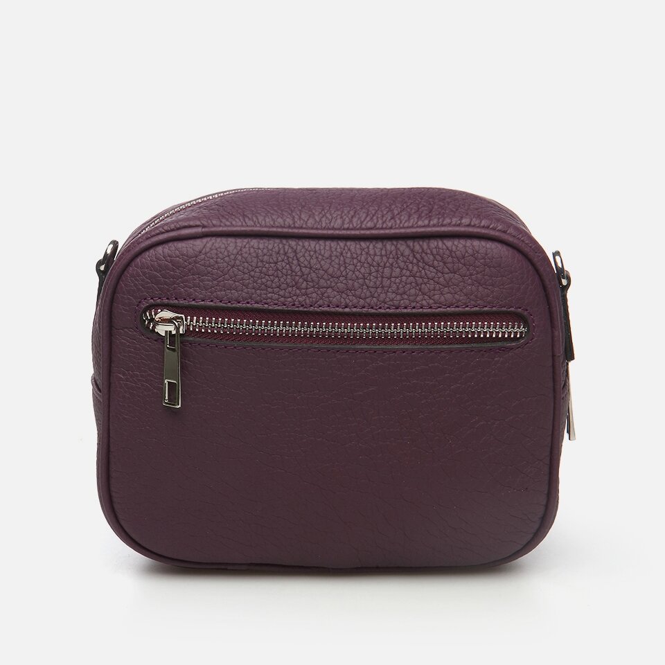 Genuine Leather Purple Women's Mini (Crossbody) Bag
